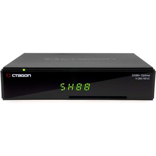 Octagon SX88+ Optima H265 Multistream HD Satelliten Sat-Receiver PVR Time Shift YouTube Camping