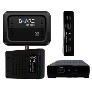 BWARE RX 7900 HD digitaler DVB-S2 Satelliten Receiver RX7900 (gleicher Prozessor wie RX8900)