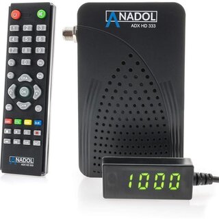 GEBRAUCHT: Anadol ADX HD 333 HDTV DVB-S2 Sat-Receiver, 1080p, inkl. Apps