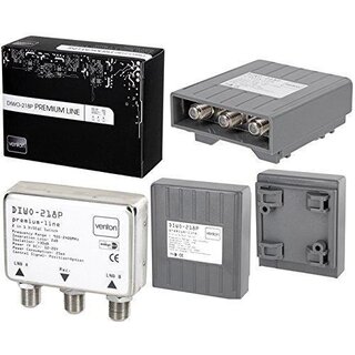 Venton DiseqC-Schalter Switch U-HD 2 Eingänge 1 Ausgang Umschalter für LNB Signal mit Wetterschutzgehäuse 2 Satelliten 1 Teilnehmer Sat-Receiver kein Multischalter von MultiKom (1 x Diseq 2/1)