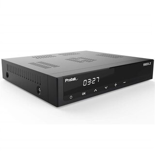 Protek 9920 LX HDTV digitaler Satelliten-Receiver (HDTV,1 x DVB-S2, HDMI, LAN, S/PDIF, Chinch Video Audio, CI-Interface, USB 2.0, Full HD 1080p) [Linux E2] inkl. Anadol WLAN USB Stick - schwarz