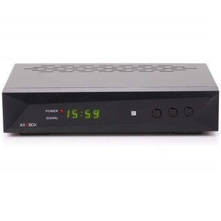 Opticum AX SBOX HD HDTV günstiger digitaler Satelliten-Receiver (DVB-S/S2, SAT, HDMI, SCART, USB 2.0, Full HD 1080p, 12V, Mediaplayer) [vorprogrammiert für Astra Hotbird] - schwarz