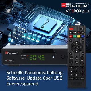 RED OPTICUM SBOX Plus - PVR Aufnahmefunktion + HDMI Kabel