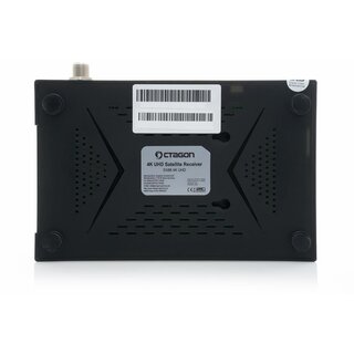 Octagon SX88 4K UHD S2+IP Receiver H.265 1GB RAM 4GB Flash Stalker Multistream Schwarz