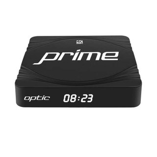 Optic Prime 4K Ultra HD H.265 HEVC OTT WLAN Android 9.1 TV IP Mediaplayer Schwarz