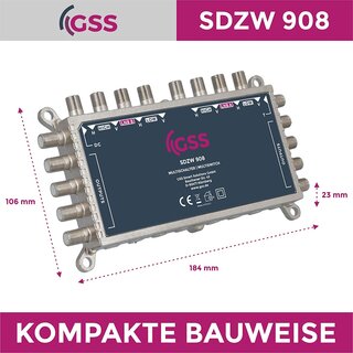 GSS SDZW 908 Multischalter ohne Netzteil