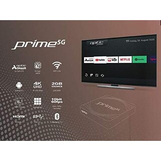 GEBRAUCHT: Optic Prime 5G - Android 9.1 Mediaplayer, 4K UHD, WIFI. HDMI, externer IR Sensor