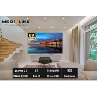 GEBRAUCHT:Medialink M9 4K 5G ( 2GB + 16GB )  Gigabit LAN, Dual WiFi