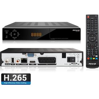 GEBRAUCHT:Amiko HD8155 DVB-S2 (H265), Satelliten-Receiver