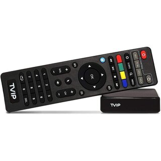 Gebraucht:TVIP S-Box v.530 4K UHD IPTV HEVC Linux Quad Core Multimedia Stalker Interner IP TV Streamer 1GB RAM + 8GB Flash, MicroSD Card, EXT.IR