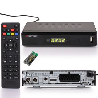 RED OPTICUM C200 HD Kabelreceiver mit Aufnahmefunktion