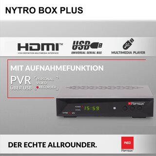 RED OPTICUM Nytro Box Plus Hybrid Receiver