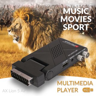 Gebraucht RED OPTICUM AX Lion 5 AIR PVR mit HDMI Kabel