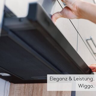 Wiggo Flachschirmhaube WE-E632ER schwarz