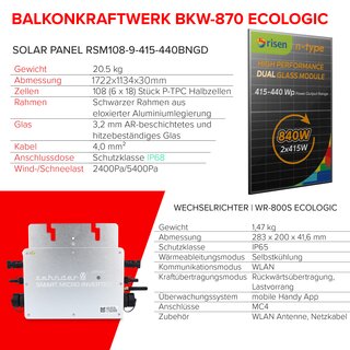 Zehnder BKW 870S ECOLOGIC