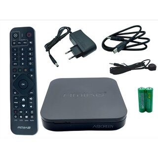 AMIKO A9 Green Android OTT Media Player & Receiver Gebraucht