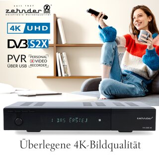 Zehnder HX 2500 Sat Receiver - VFD, 4K, PVR