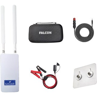 FALCON 4G LTE COMBO Deluxe 150 Mbit/s Outdoor-Antennen- mit Router und Zubehrpaket