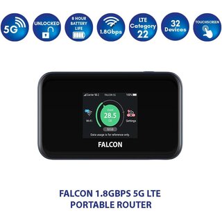 Falcon EVO 5G LTE Dachantenne mit mobilem 1800Mbit 5G Cat 22 WLAN Router