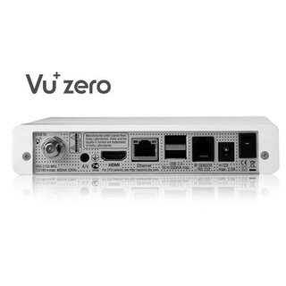 GEBRAUCHT:  VU+ Plus Zero Linux Full HD Sat DVB-S/S2 Receiver Weiss