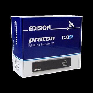 SECOND HAND: Edision proton Full HD Satelliten-Receiver FTA HDTV DVB-S2 (HDMI, AV, USB 2.0)
